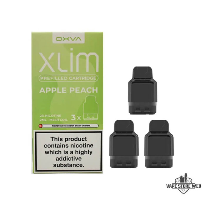 OXVA Xlim Prefilled Pod Cartridges Pod Kit Price in Dubai Apple Peach
