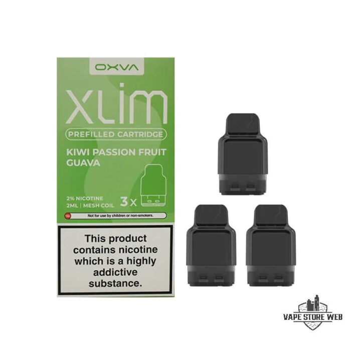 OXVA Xlim Prefilled Pod Cartridges Pod Kit Price in Dubai Kiwi Passion Fruit Guava