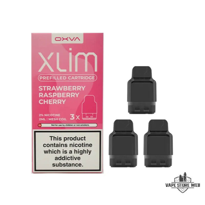 OXVA Xlim Prefilled Pod Cartridges Pod Kit Price in Dubai Strawberry Raspberry Cherry