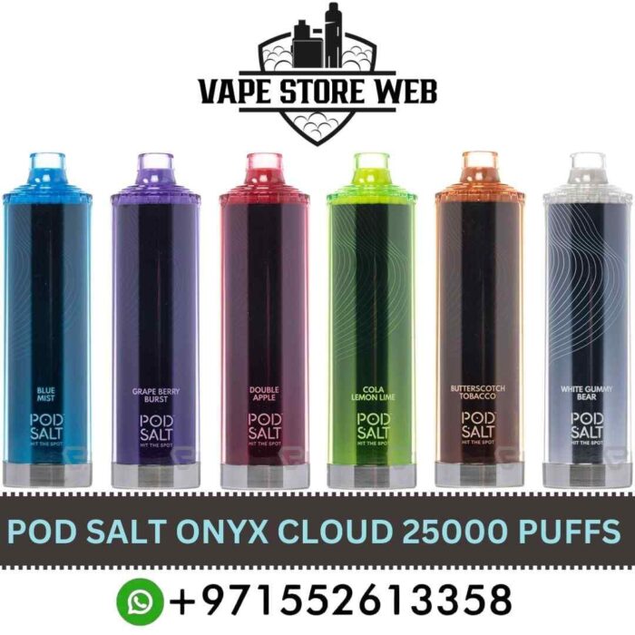 POD SALT Onyx Cloud 25000 Puffs 5mg Disposable Vape Price in Dubai POD SALT Onyx Cloud 25000 Puffs 5mg Disposable Vape Price in Dubai