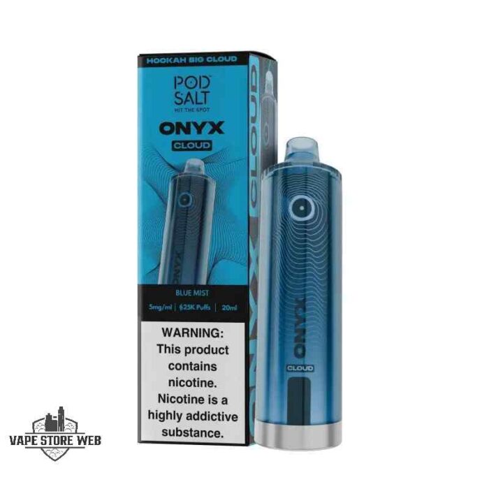 POD SALT Onyx Cloud 25000 Puffs 5mg Disposable Vape Price in Dubai Blue Mist