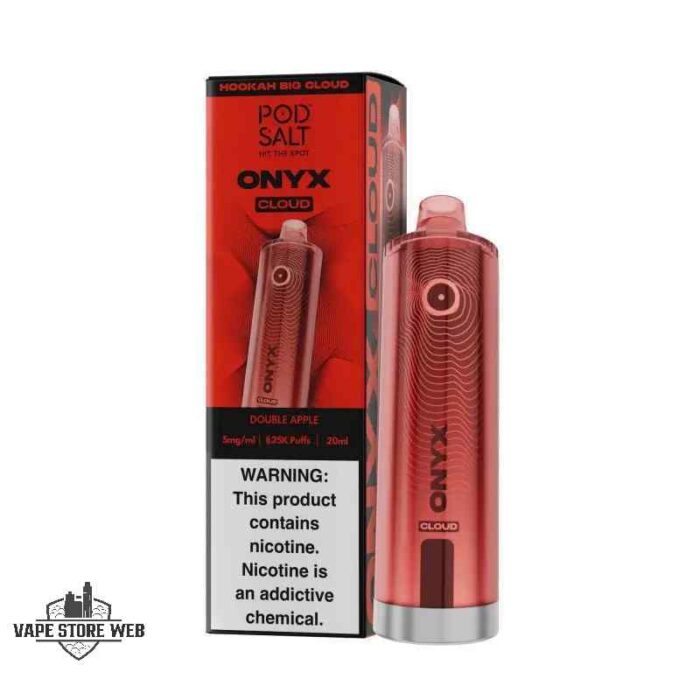 POD SALT Onyx Cloud 25000 Puffs 5mg Disposable Vape Price in Dubai Double Apple