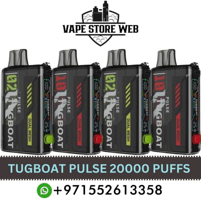 TUGBOAT Pulse 20000 Puffs 50MG Disposable Vape in Dubai
