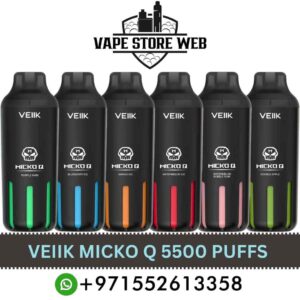 VEIIK MICKO Q 5500 Puffs 30mg Disposable Vape Price In Dubai