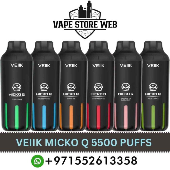 VEIIK MICKO Q 5500 Puffs 30mg Disposable Vape Price in Dubai VEIIK MICKO Q 5500 Puffs 30mg Disposable Vape Price in Dubai