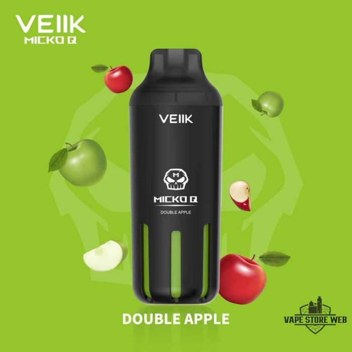 VEIIK MICKO Q 5500 Puffs 30mg Disposable Vape Price in Dubai Double Apple