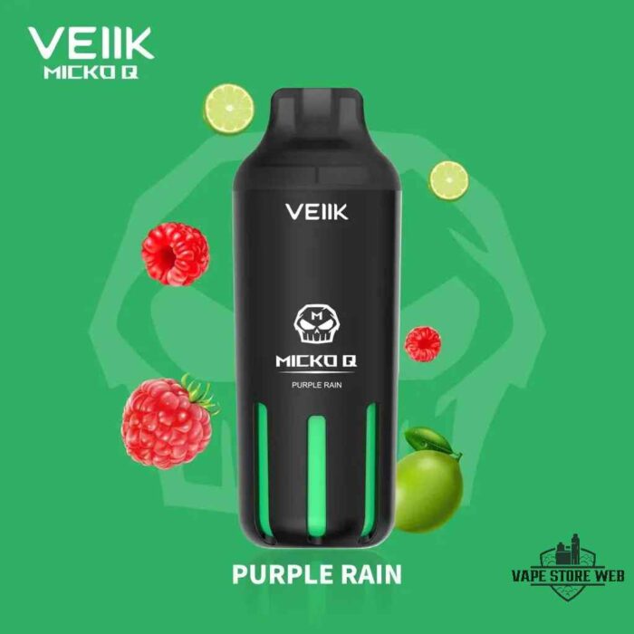 VEIIK MICKO Q 5500 Puffs 30mg Disposable Vape Price in Dubai Purple Rain