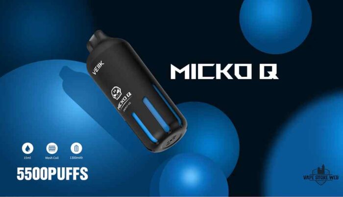 VEIIK MICKO Q 5500 Puffs 30mg Disposable Vape in AE