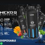 VEIIK MICKO Q 5500 Puffs 30mg Disposable Vape in Dubai