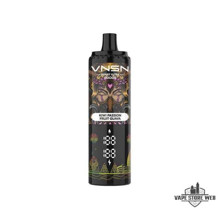 VNSN Quake Ultra 30000 Puffs 50MG Disposable Pod Price in Dubai Kiwi Passion Fruit Guava