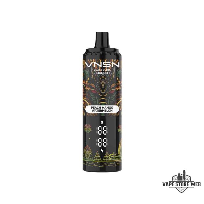 VNSN Quake Ultra 30000 Puffs 50MG Disposable Pod Price in Dubai Peach Mango Watermelon