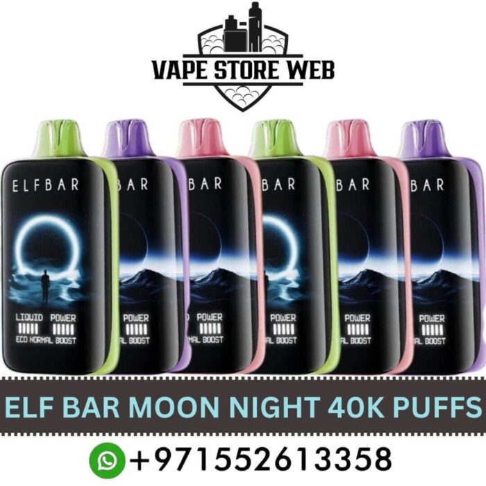 ELF BAR Moon Night 40000 Puffs 50MG Disposable Vape Price in Dubai
