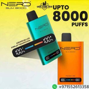NERD Slim 8000 Puffs Disposable Vape In Dubai
