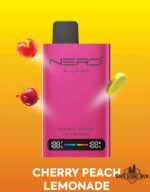 NERD Slim 80000 Puffs Disposable Vape Price in Dubai Cherry Peach Lemonade