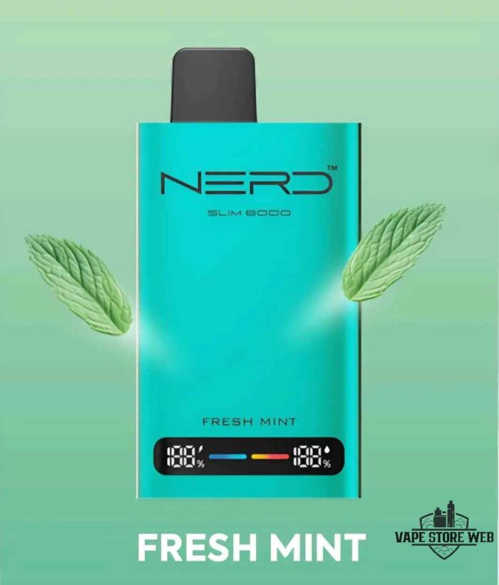 NERD Slim 80000 Puffs Disposable Vape Price in Dubai Fresh Mint