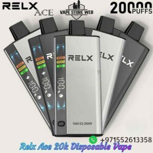 RELX Ace 20000 Puffs 50MG Disposable Vape Price In Dubai