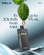 RELX Ace 20000 Puffs 50MG Disposable Vape Price in Dubai Fresh Mint