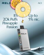 RELX Ace 20000 Puffs 50MG Disposable Vape Price in Dubai Pineapple Passion