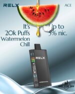 RELX Ace 20000 Puffs 50MG Disposable Vape Price in Dubai Watermelon Chill