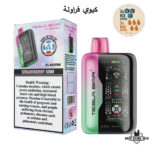 TESLA Bar XT 30000 Puffs 20MG Disposable Vape Price in Dubai Strawberry Kiwi