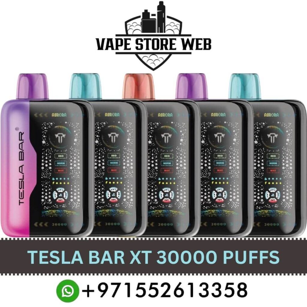 Tesla full range guide: Tesla Bar XT 30000 puffs 20mg disposable vape in Dubai