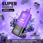 TUGBOAT Super 16000 Puffs 50MG Disposable Vape Price in Dubai Grape Ice