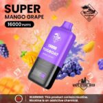 TUGBOAT Super 16000 Puffs 50MG Disposable Vape Price in Dubai Mango Grape
