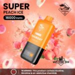 TUGBOAT Super 16000 Puffs 50MG Disposable Vape Price in Dubai Peach Ice