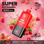TUGBOAT Super 16000 Puffs 50MG Disposable Vape Price in Dubai Red Mamba
