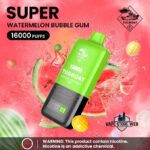 TUGBOAT Super 16000 Puffs 50MG Disposable Vape Price in Dubai Watermelon Bubblegum