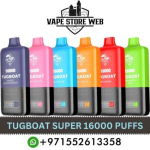 TUGBOAT Super 16000 Puffs 50MG Disposable Vape In Dubai