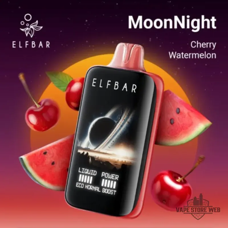 ELF BAR Moon Night 40000 Puffs 50MG Disposable Vape in Dubai 6 elf bar moon night 40000 puffs 50mg disposable vape in dubai cherry watermelon