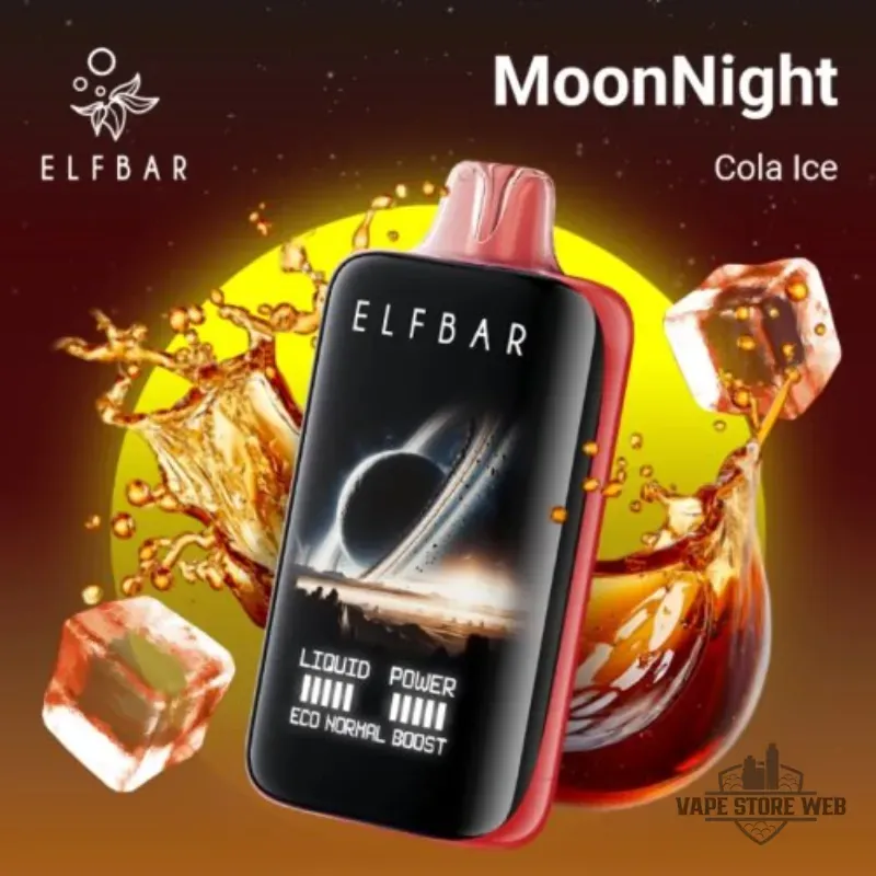 ELF BAR Moon Night 40000 Puffs 50MG Disposable Vape in Dubai 7 elf bar moon night 40000 puffs 50mg disposable vape in dubai cola ice