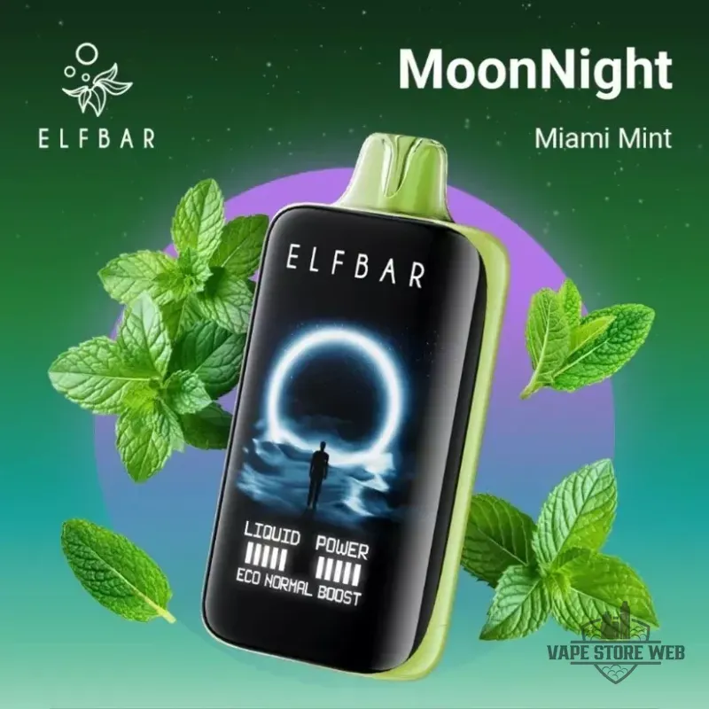 ELF BAR Moon Night 40000 Puffs 50MG Disposable Vape in Dubai 14 elf bar moon night 40000 puffs 50mg disposable vape in dubai miami mint