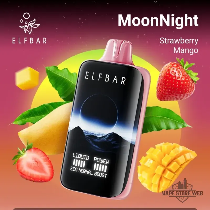 ELF BAR Moon Night 40000 Puffs 50MG Disposable Vape in Dubai 20 elf bar moon night 40000 puffs 50mg disposable vape in dubai strawberry mango