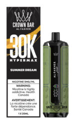 AL FAKHER Crown Bar HYPER MAX 30k Puffs 5MG Disposable Vape Price in Dubai Summer Dream