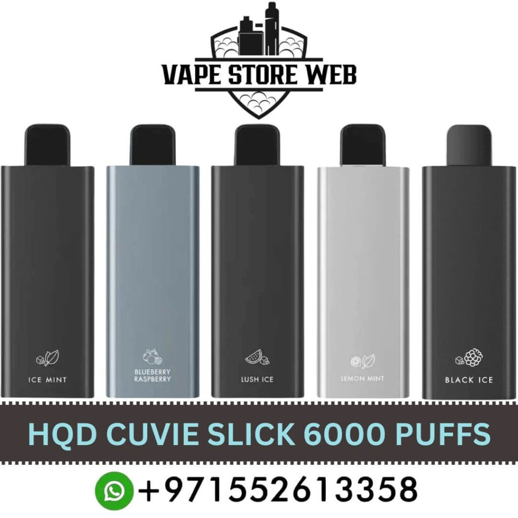 HQD full range guide: HQD CUVIE Slick 6000 puffs disposable vape