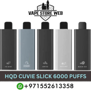 HQD CUVIE Slick 6000 Puffs 20MG Disposable Vape Price In Dubai