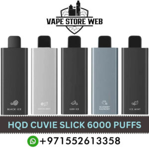 HQD CUVIE Slick 6000 Puffs 50MG Disposable Vape Price In Dubai