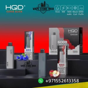 HQD CUVIE Slick 6000 Puffs 50MG Disposable Vape Price In UAE