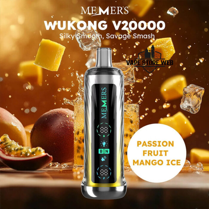 MEMERS Wukong V20000 Puffs Disposable Vape Price in Dubai Passion Fruit Mango Ice