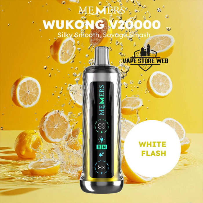 MEMERS Wukong V20000 Puffs Disposable Vape Price in Dubai White Flash