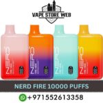 NERD Fire 10000 Puffs 20MG Disposable Vape Price in Dubai