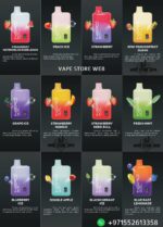 NERD Fire 10000 Puffs 20MG Disposable Vape in Dubai - Image 2