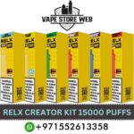 Relx creator kit 15000 puffs disposable vape