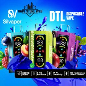 SILVAPER 20000 Puffs 20MG Disposable Vape Price In UAE