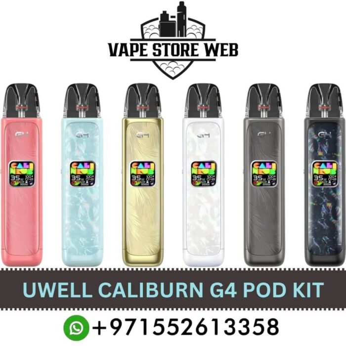 UWELL Caliburn G4 Pod Vape Kit Price in Dubai UWELL Caliburn G4 Pod Vape Kit Price in Dubai