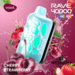 VOZOL Rave 40000 Puffs 50MG Disposable Vape Price in Dubai Cherry Strawberry