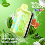 VOZOL Rave 40000 Puffs 50MG Disposable Vape Price in Dubai Watermelon Bubblegum