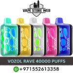 VOZOL Rave 40000 Puffs 50MG Disposable Vape in Dubai